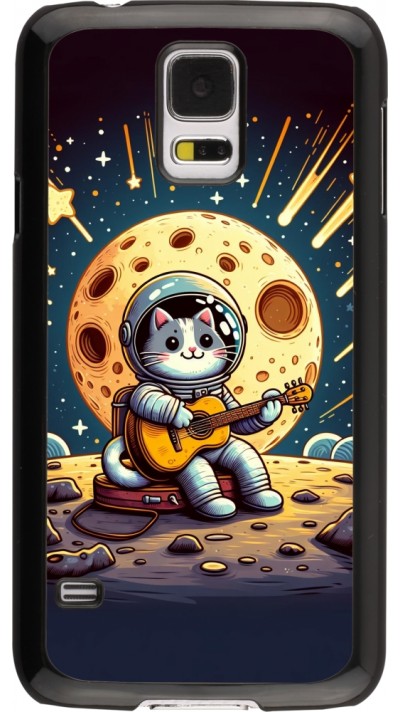 Coque Samsung Galaxy S5 - AstroCat RockLune