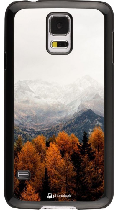 Coque Samsung Galaxy S5 - Autumn 21 Forest Mountain