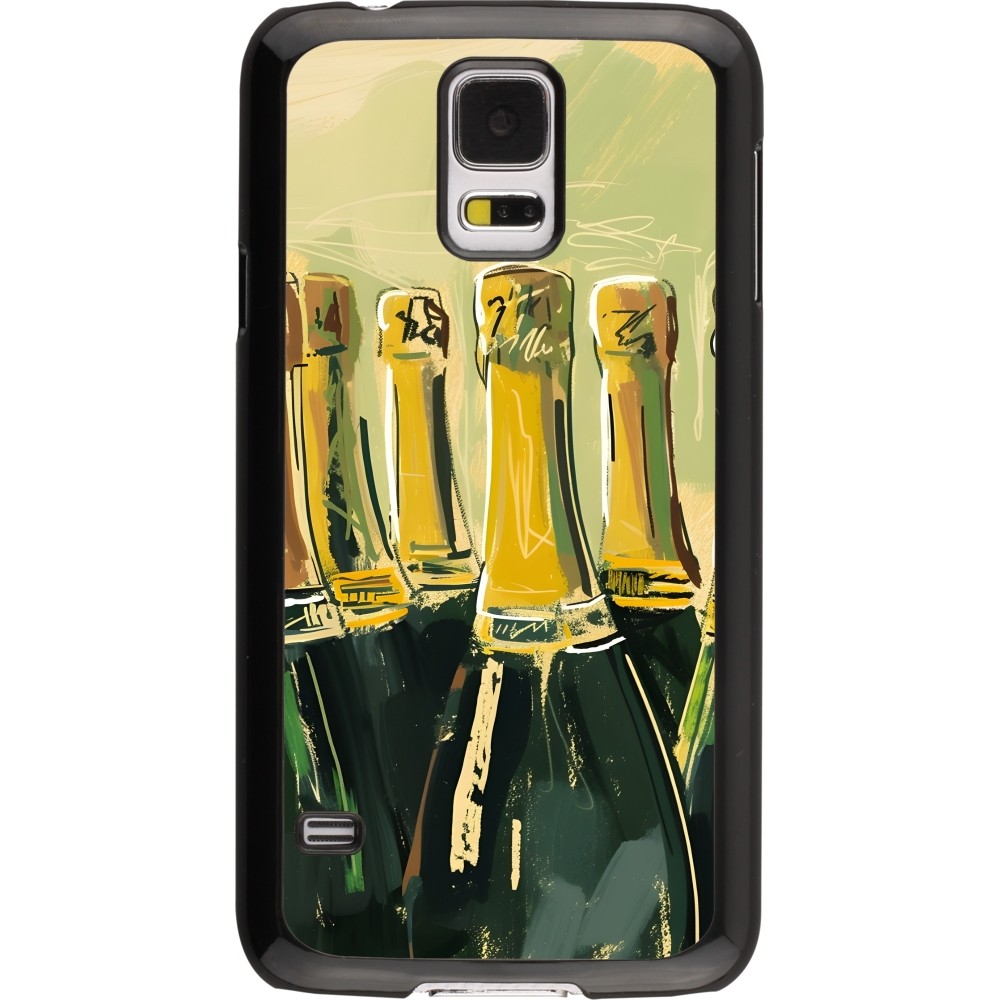 Samsung Galaxy S5 Case Hülle - Champagne Malerei