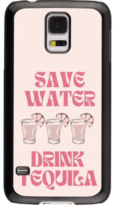 Samsung Galaxy S5 Case Hülle - Cocktail Save Water Drink Tequila