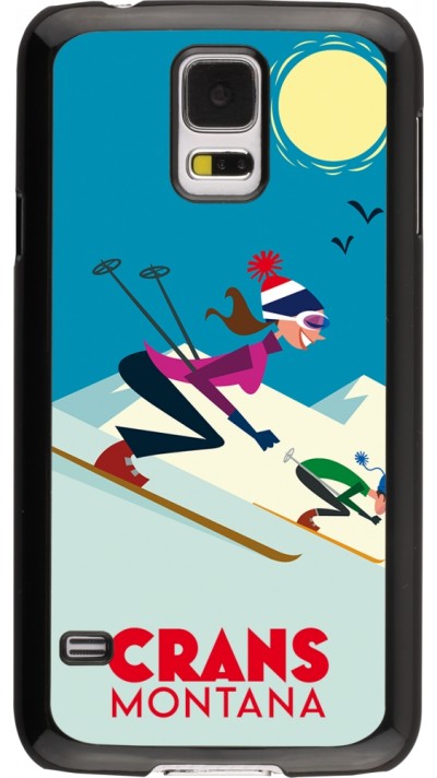 Coque Samsung Galaxy S5 - Crans-Montana Ski Downhill