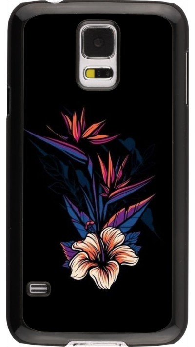 Coque Samsung Galaxy S5 - Dark Flowers