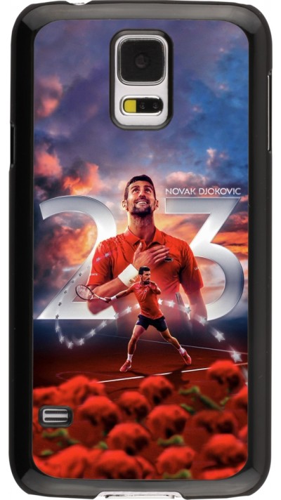 Coque Samsung Galaxy S5 - Djokovic 23 Grand Slam