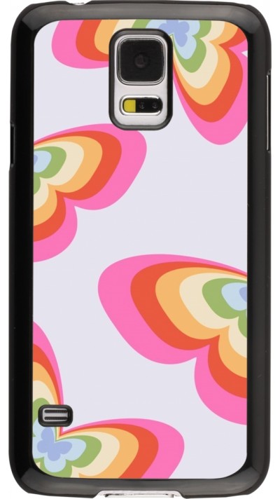 Coque Samsung Galaxy S5 - Easter 2024 rainbow butterflies