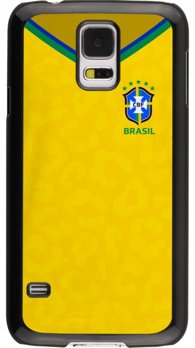 Coque Samsung Galaxy S5 - Maillot de football Brésil 2022 personnalisable