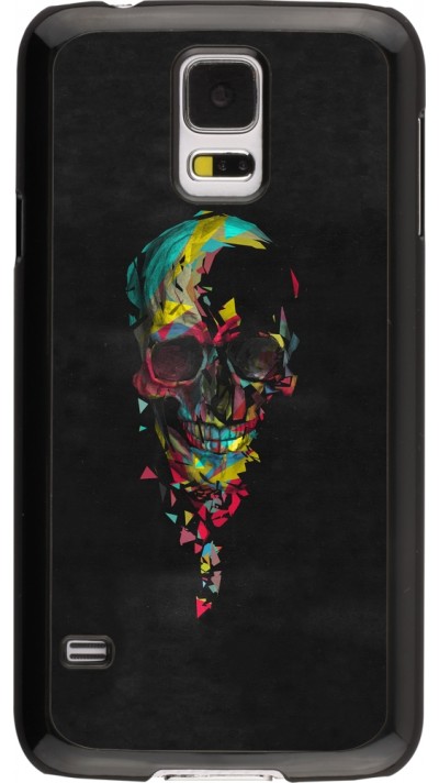 Samsung Galaxy S5 Case Hülle - Halloween 22 colored skull