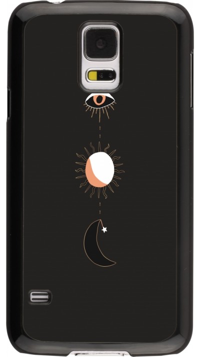 Samsung Galaxy S5 Case Hülle - Halloween 22 eye sun moon