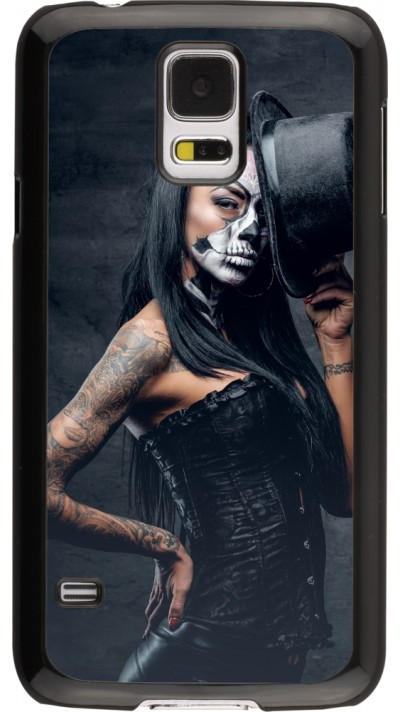Coque Samsung Galaxy S5 - Halloween 22 Tattooed Girl