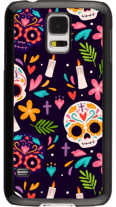 Samsung Galaxy S5 Case Hülle - Halloween 2023 mexican style