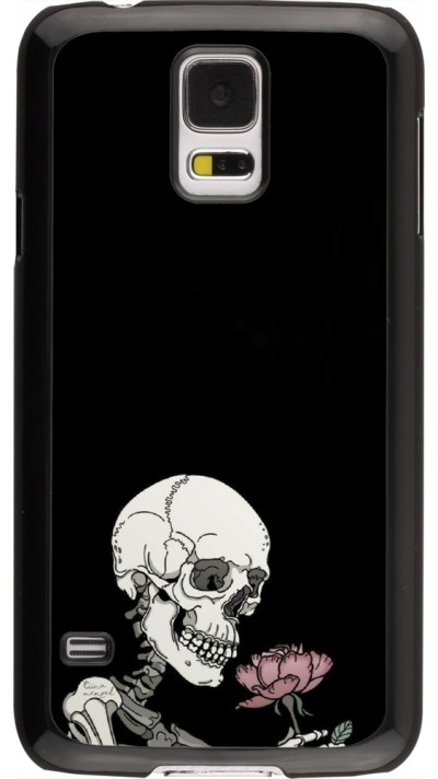 Samsung Galaxy S5 Case Hülle - Halloween 2023 rose and skeleton