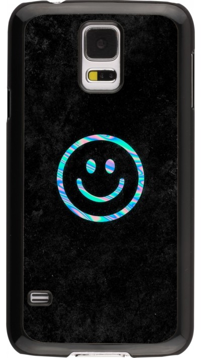 Coque Samsung Galaxy S5 - Happy smiley irisé