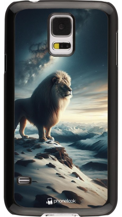 Samsung Galaxy S5 Case Hülle - Der weisse Loewe