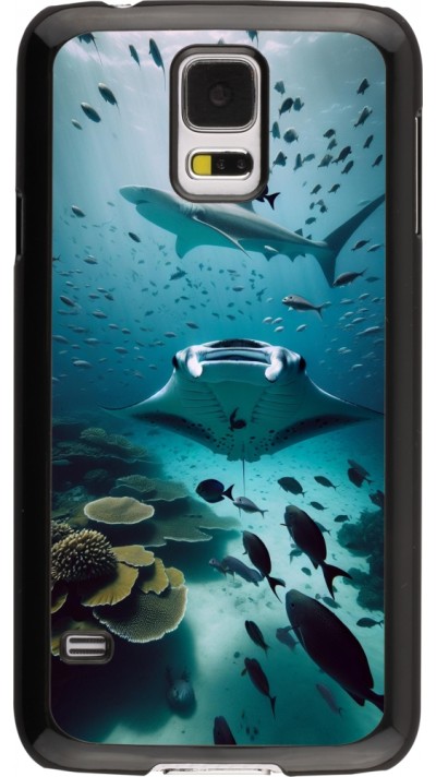 Samsung Galaxy S5 Case Hülle - Manta Lagune Reinigung