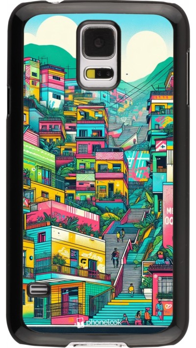 Samsung Galaxy S5 Case Hülle - Medellin Comuna 13 Kunst
