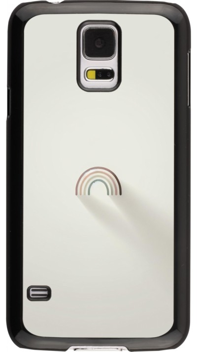 Samsung Galaxy S5 Case Hülle - Mini Regenbogen Minimal