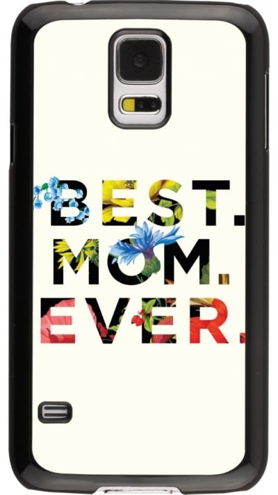 Samsung Galaxy S5 Case Hülle - Mom 2023 best Mom ever flowers