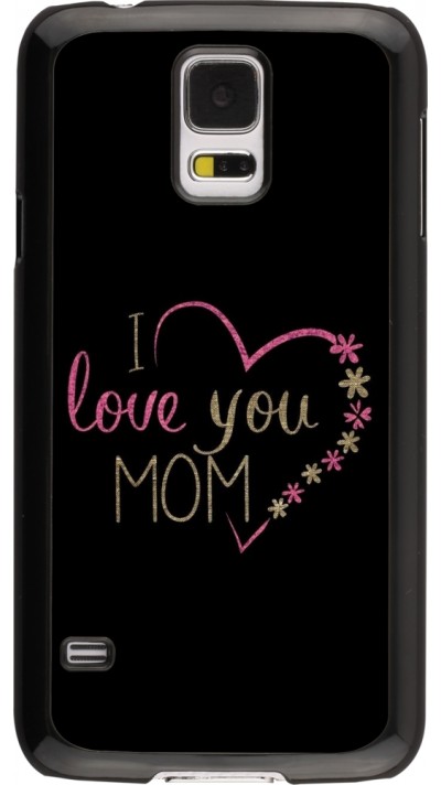 Samsung Galaxy S5 Case Hülle - Mom 2024 I love you Mom Hertz