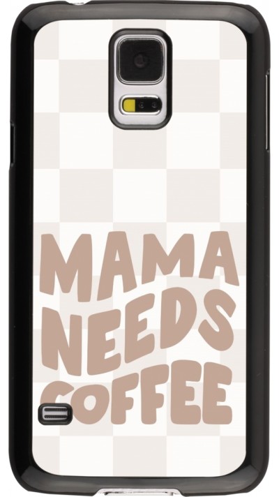 Samsung Galaxy S5 Case Hülle - Mom 2024 Mama needs coffee