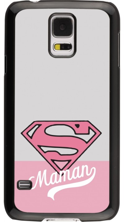 Samsung Galaxy S5 Case Hülle - Mom 2024 Super hero maman