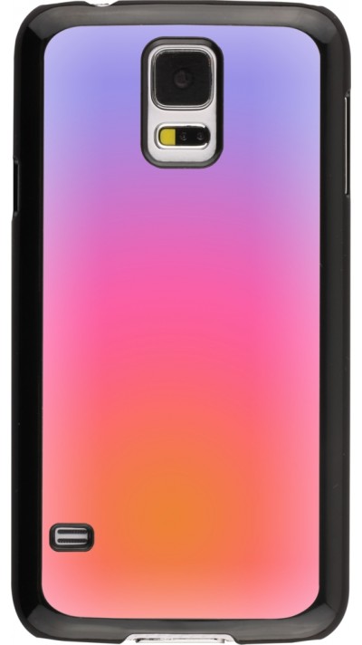 Samsung Galaxy S5 Case Hülle - Orange Pink Blue Gradient