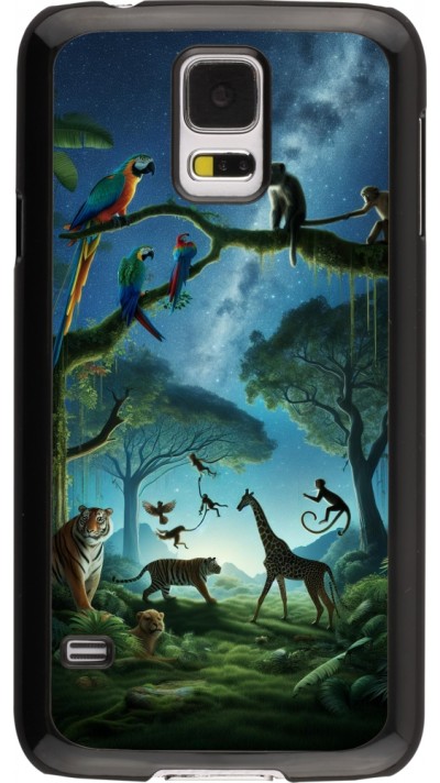 Samsung Galaxy S5 Case Hülle - Paradies der exotischen Tiere