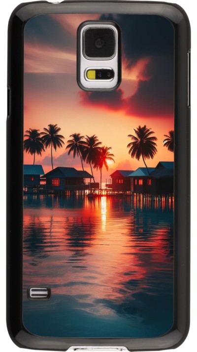 Samsung Galaxy S5 Case Hülle - Paradies Malediven