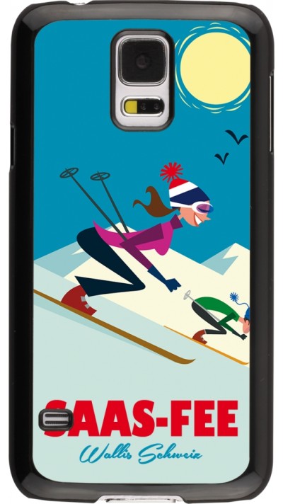 Coque Samsung Galaxy S5 - Saas-Fee Ski Downhill
