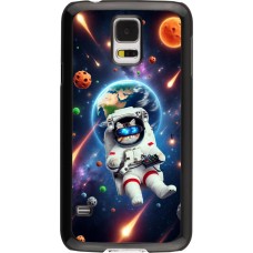 Samsung Galaxy S5 Case Hülle - VR SpaceCat Odyssee