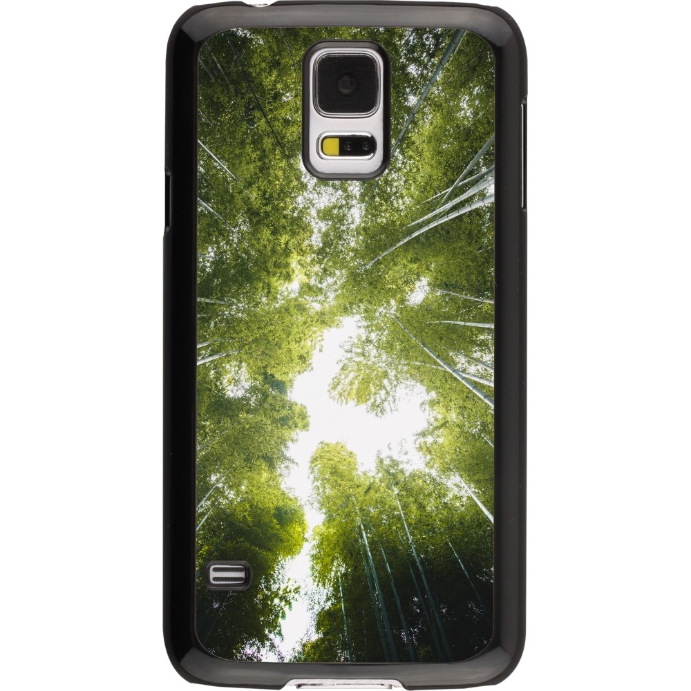 Samsung Galaxy S5 Case Hülle - Spring 23 forest blue sky