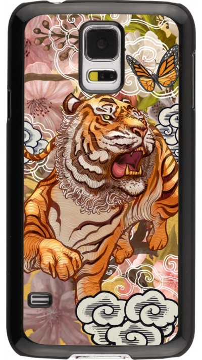 Samsung Galaxy S5 Case Hülle - Spring 23 japanese tiger