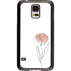 Samsung Galaxy S5 Case Hülle - Spring 23 minimalist flower