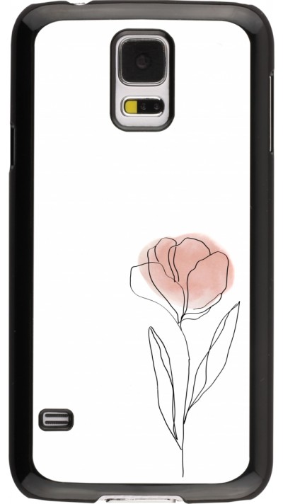 Coque Samsung Galaxy S5 - Spring 23 minimalist flower