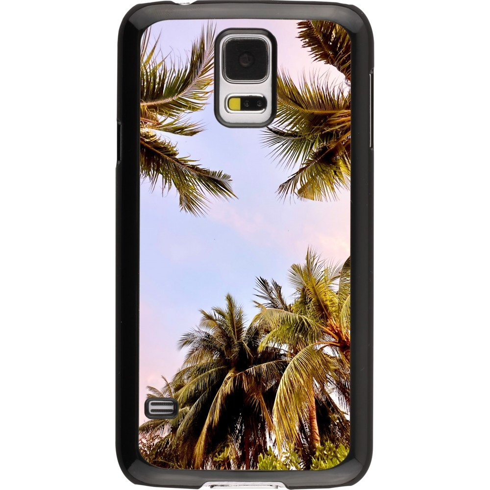Samsung Galaxy S5 Case Hülle - Summer 2023 palm tree vibe