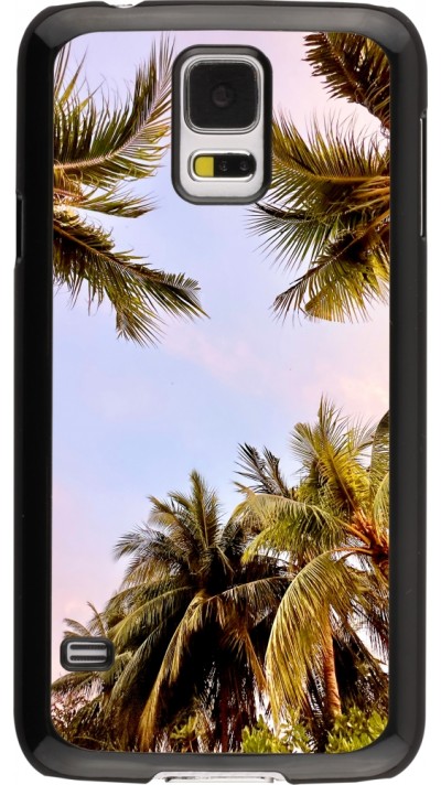 Samsung Galaxy S5 Case Hülle - Summer 2023 palm tree vibe