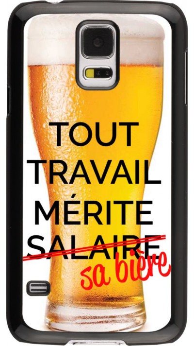 Coque Samsung Galaxy S5 - Tout travail mérite sa bière