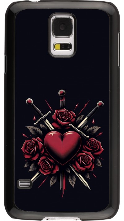 Coque Samsung Galaxy S5 - Valentine 2024 gothic love