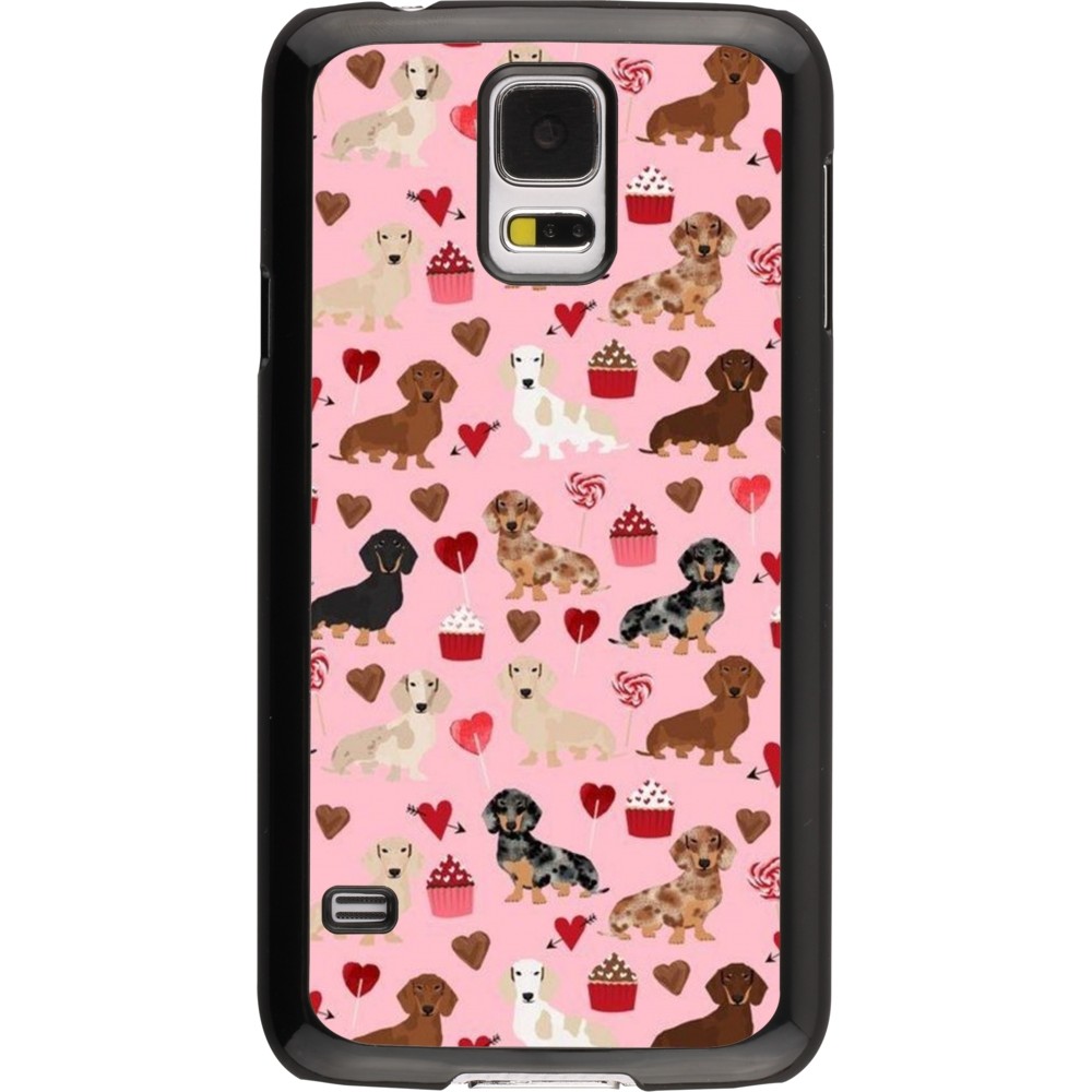 Coque Samsung Galaxy S5 - Valentine 2024 puppy love