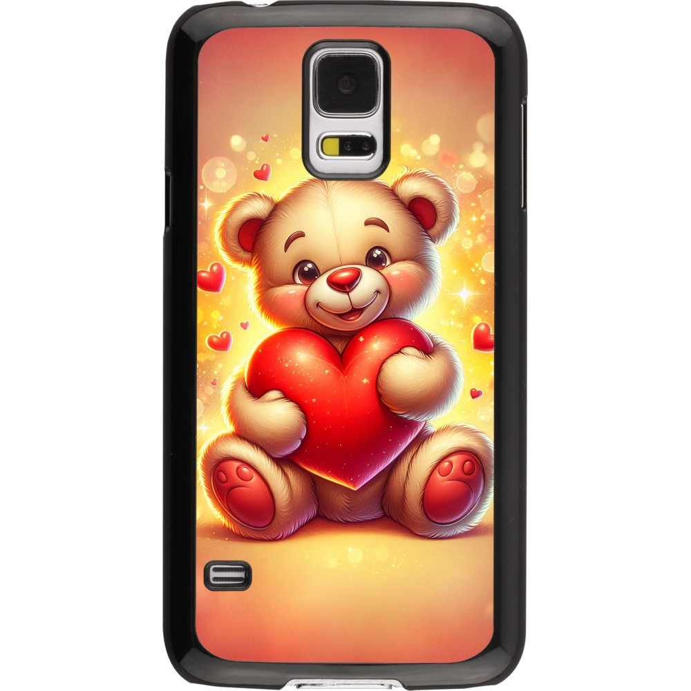 Samsung Galaxy S5 Case Hülle - Valentin 2024 Teddy Liebe