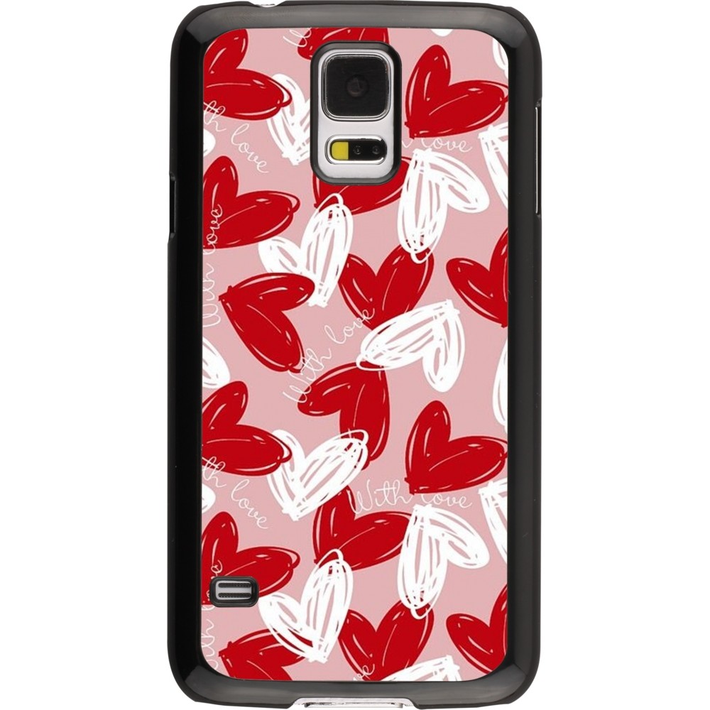 Samsung Galaxy S5 Case Hülle - Valentine 2024 with love heart