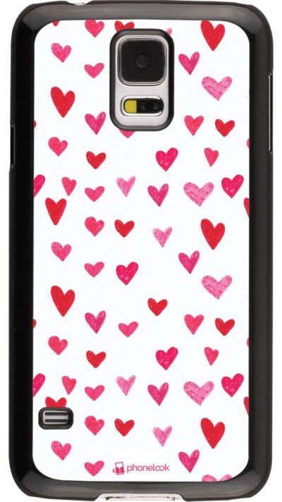 Coque Samsung Galaxy S5 - Valentine 2022 Many pink hearts