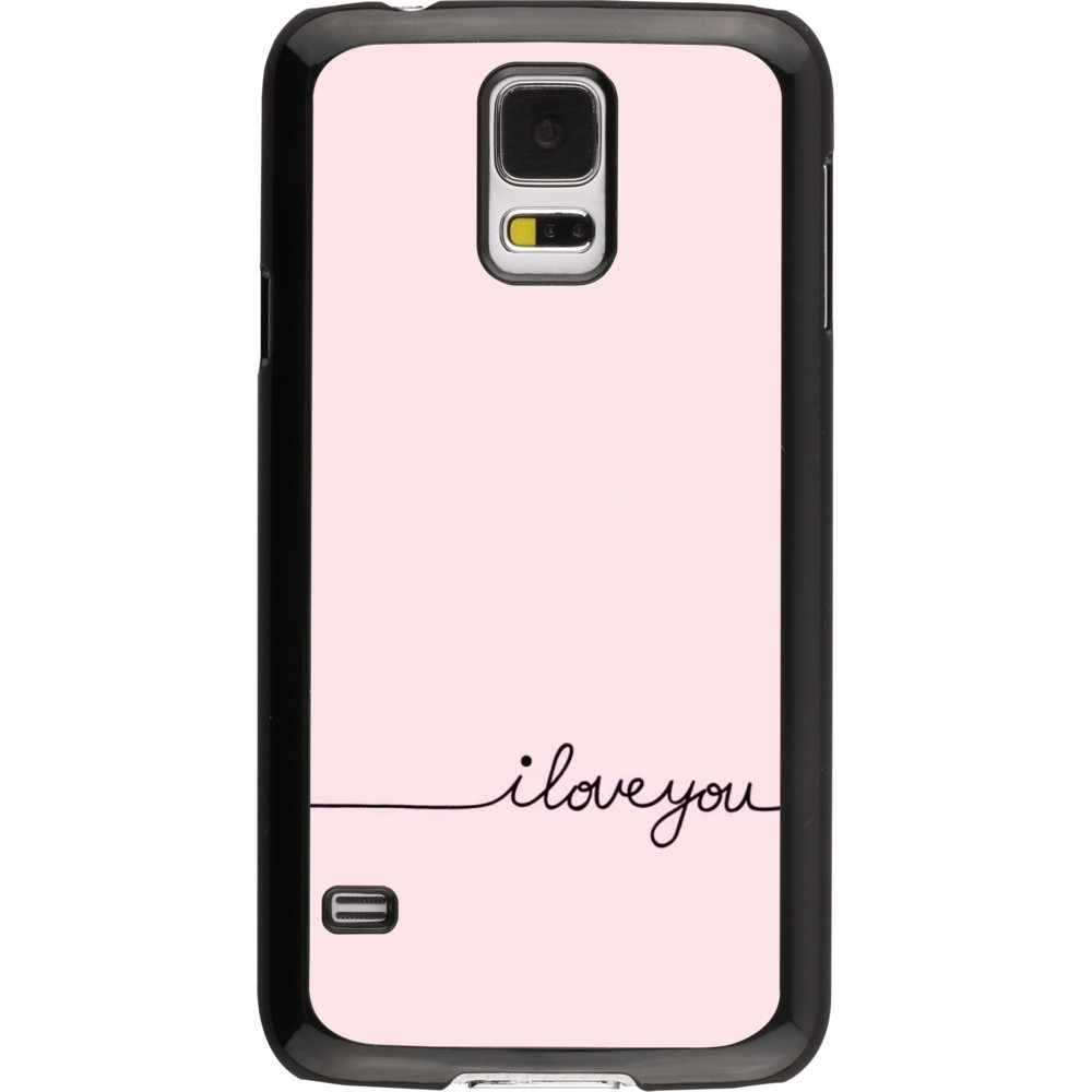 Coque Samsung Galaxy S5 - Valentine 2023 i love you writing