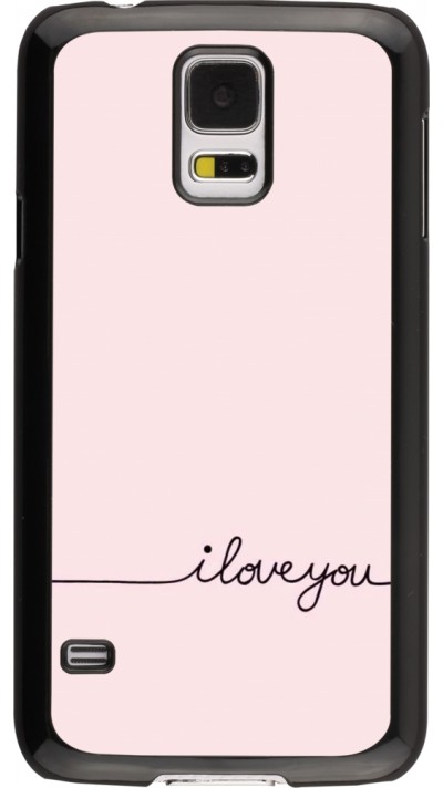 Coque Samsung Galaxy S5 - Valentine 2023 i love you writing