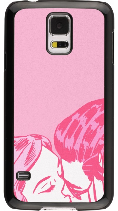 Coque Samsung Galaxy S5 - Valentine 2023 retro pink love