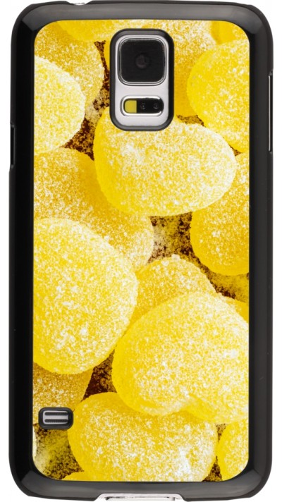 Coque Samsung Galaxy S5 - Valentine 2023 sweet yellow hearts