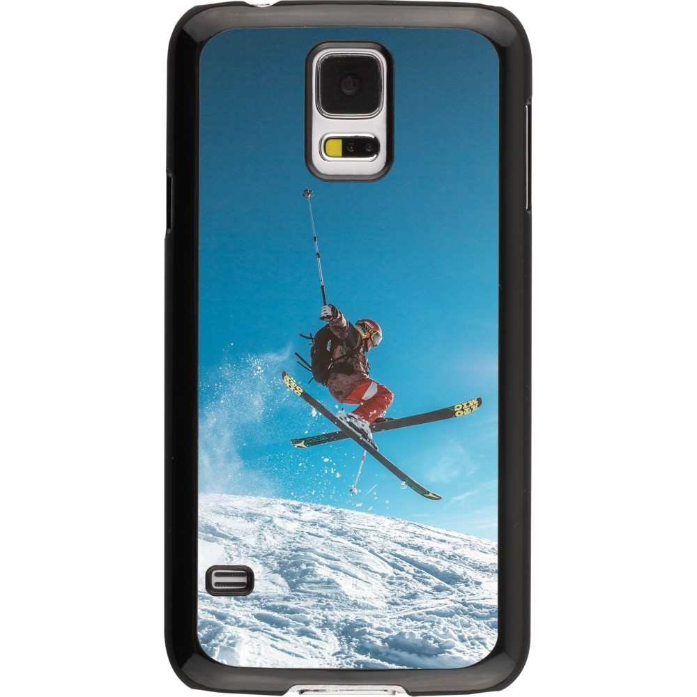 Samsung Galaxy S5 Case Hülle - Winter 22 Ski Jump