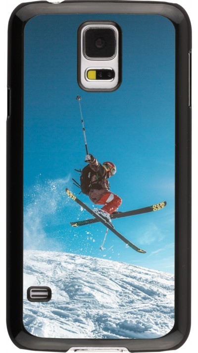 Samsung Galaxy S5 Case Hülle - Winter 22 Ski Jump