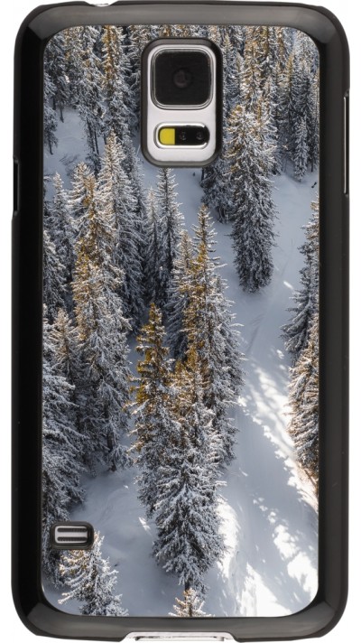Coque Samsung Galaxy S5 - Winter 22 snowy forest