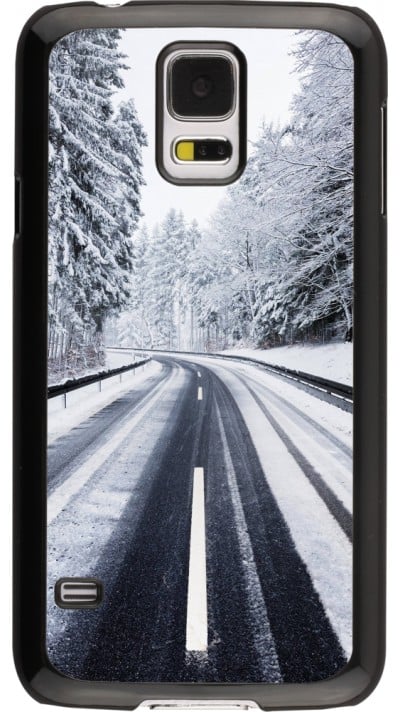 Coque Samsung Galaxy S5 - Winter 22 Snowy Road