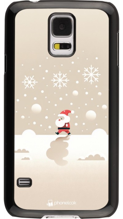 Samsung Galaxy S5 Case Hülle - Weihnachten 2023 Minimalistischer Weihnachtsmann
