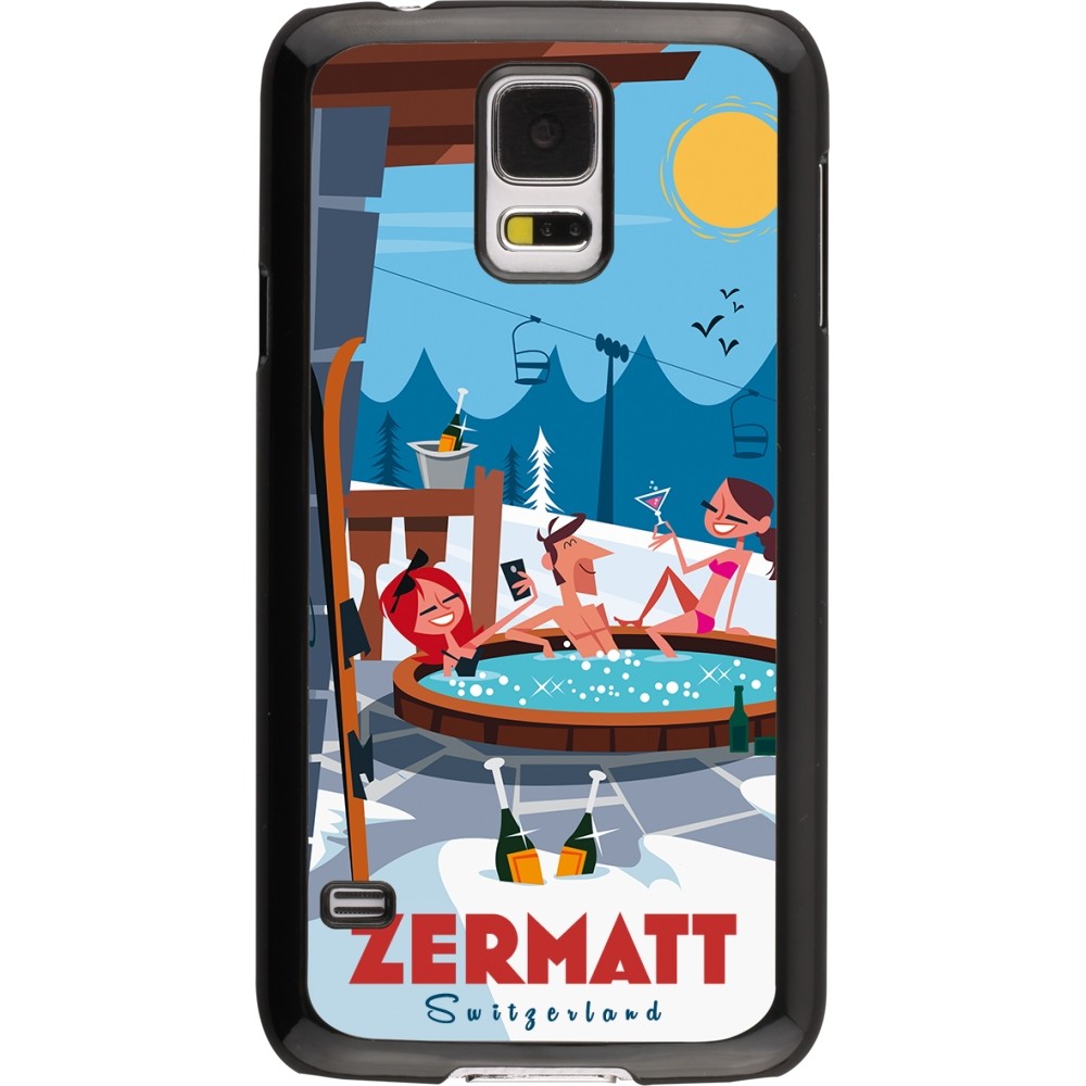 Samsung Galaxy S5 Case Hülle - Zermatt Mountain Jacuzzi